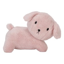 Kuscheltier Miffy Hund Snuffy 'Fluffy pink' 25 cm von Miffy-Nijntje
