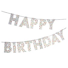 Happy Birthday Girlande 'Toot Sweet' von Meri Meri