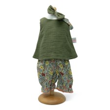 Puppen Kleider-Set 'Spencer' moosgrün 35 cm von Mini Mommy