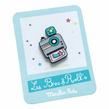 Ansteck Pin Kamera 'Les Broc & Rolls' von Moulin Roty