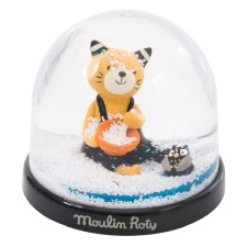 Schneekugel 'Les Moustaches' Katze von Moulin Roty