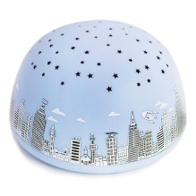 Pellianni - Projektorleuchte 'City Star Light' blau