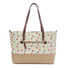 Pink Lining - Wickeltasche 'Notting Hill Tote - Tulips & Forget Me Nots'