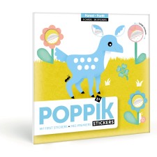 Stickerkarten - Meine ersten Sticker 'Waldtiere' von Poppik
