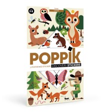 Stickerposter - Discovery 'Im Wald' von Poppik