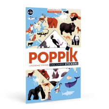 Stickerposter - Discovery 'Tiere der Welt' von Poppik