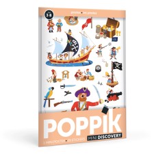 Stickerposter - Mini Discovery 'Piraten' von Poppik