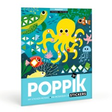 Stickerposter - Panorama 'Aquarium' von Poppik