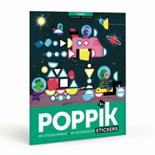 Stickerposter - Panorama 'Weltraum' von Poppik