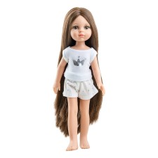 Puppe Amiga 'Carol' Pyjama 32 cm langes Haar von Paola Reina