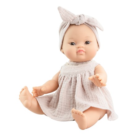 Puppe Gordi 'Johanna' mit Musselinkleid 34 cm