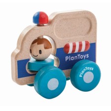 Holzfahrzeug 'Rettungswagen' von Plan Toys