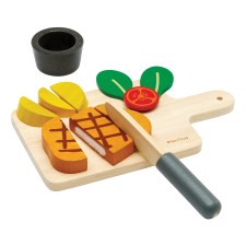 Holzspielzeug 'Steak-Set' von Plan Toys