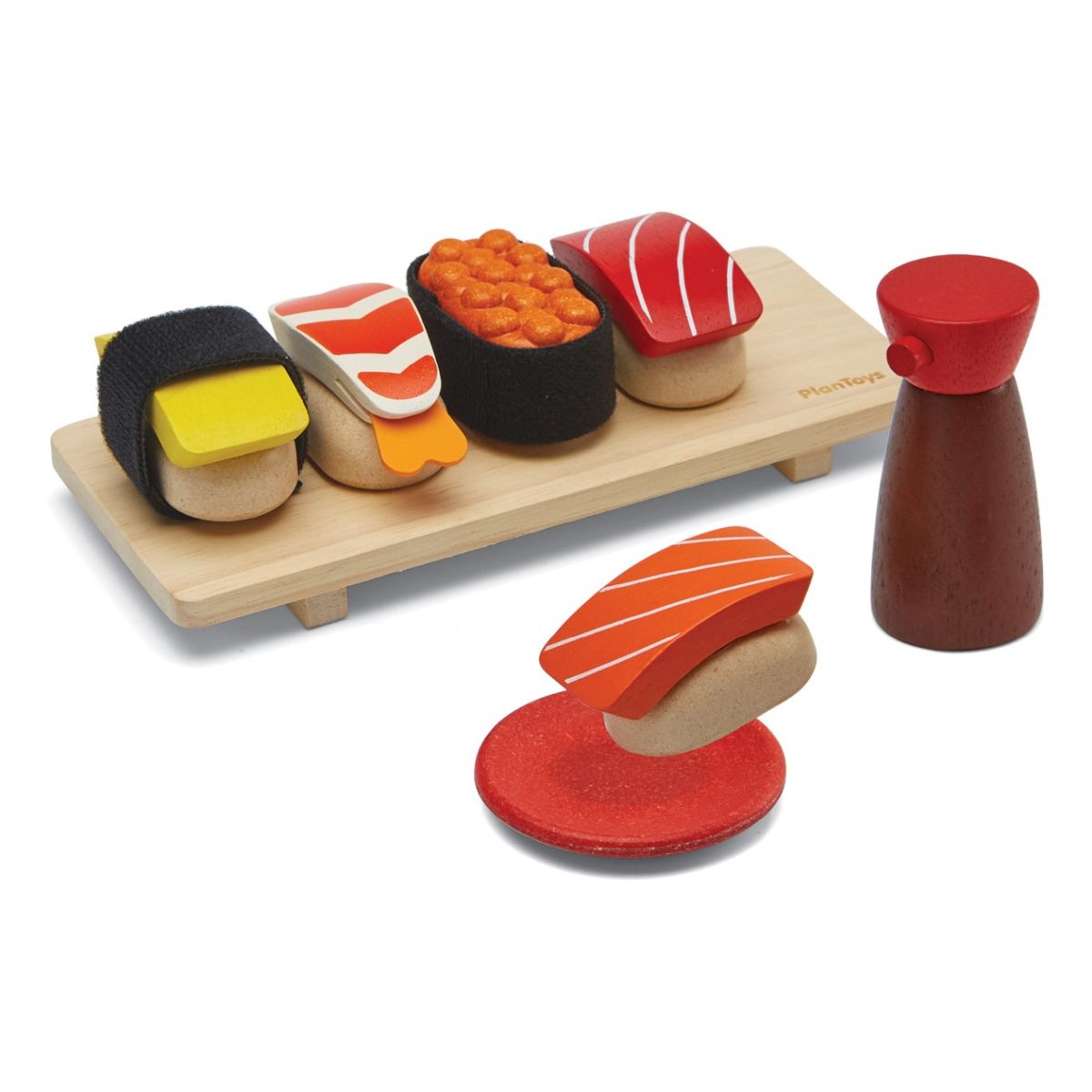 Miniatur Sushi Spielzeug Küchenspielzeug mit Sushi Kasten und Stäbchen 