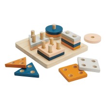 Plan Toys - Sortierbrett geometrische Formen 'Orchard'