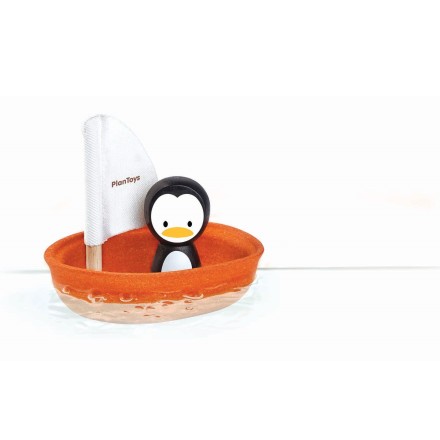 Wasserspielzeug Segelboot 'Pinguin'