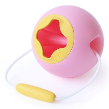 Quut - Eimer 'Mini Ballo' 0,5l rosa/gelb