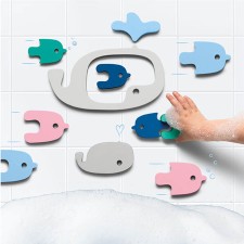 Badespielzeug Bade-Puzzle 'Wal' von Quutopia