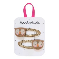 Haarspangen 'Sleepy Owl Clips' von Rockahula