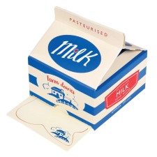 Notizblock Milchkarton 'Milk' von Rex International