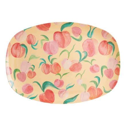 Melamin Platte Tablett 'Peach' oval