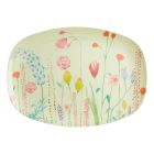 Melamin Platte Tablett 'Summer Flowers' oval