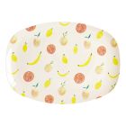 Melamin Tablett Platte 'Happy Fruits' oval