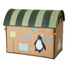 Spielzeugkorb 'Birthday Animals' Pinguin mittel