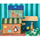 Spielzeugkorb 'Birthday Animals' Pinguin mittel