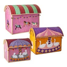 rice - Spielzeugkorb 'Carousel' in verschiedenen Größen