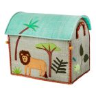 Spielzeugkorb Spielhaus 'Jungle Animals Boys'