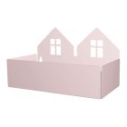 Wandregal & Box 'Häuser' pastellrosa