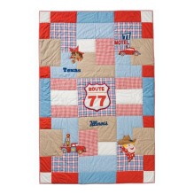 Room Seven - Tagesdecke Quilt Patchwork 'Route 77' 150x220 cm