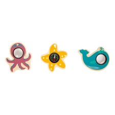Entdeckerspielzeug Lupe 'Wal' / Prisma 'Oktopus' / Kompass 'Seestern' 3er-Set von small foot