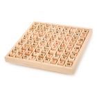 Multiplizier-Tabelle aus Holz