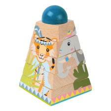 Würfelpuzzle-Turm 'Jungle' von small foot
