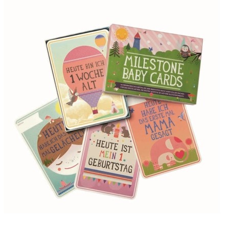 'Milestone Baby Cards' Karten-Set in deutsch