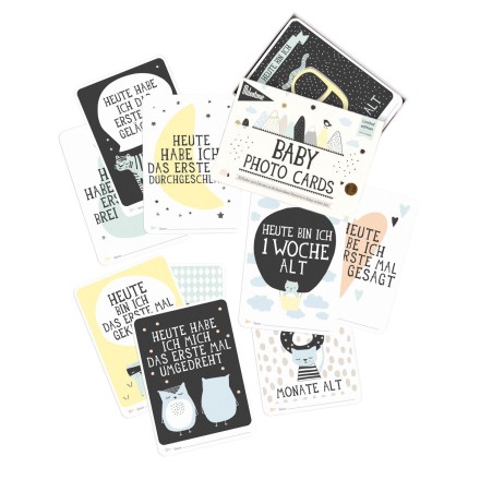 'Milestone Baby Cards' Karten-Set - Limited Edition Over the Moon