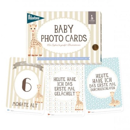 Milestone Baby Cards 'Sophie la Girafe' in deutsch
