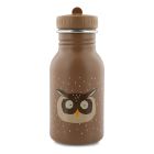 Edelstahl Trinkflasche 'Mr. Owl' Eule braun 350ml
