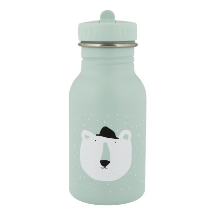 Edelstahl Trinkflasche 'Mr. Polar Bear' Eisbär mint 350ml