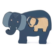 Holz Babypuzzle Elefant 'Mrs. Elephant' von trixie