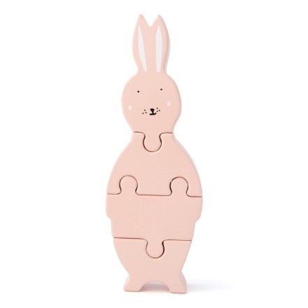 Holz Form-Puzzle Hase 'Mrs. Rabbit'