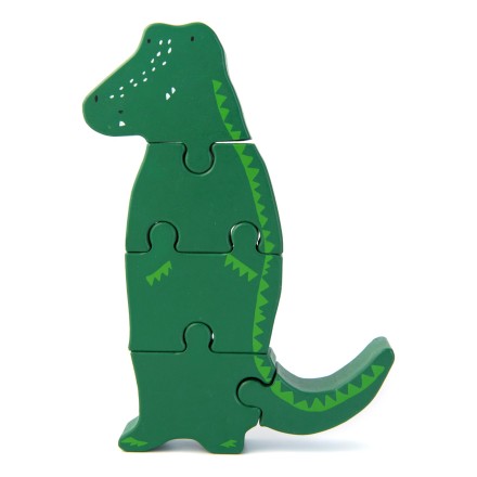 Holz Form-Puzzle Krokodil 'Mr. Crocodile'