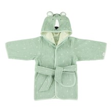 trixie - Kinder Bademantel 'Mr. Polar Bear' Eisbär mint