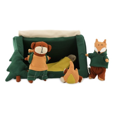 Spielset Puppet World 'Camping' Mr. Fox & Mr. Monkey