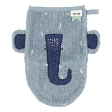 Waschlappen 'Mrs. Elephant' Elefant blau von trixie