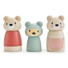 Holz Spielfiguren 'Bärenfamilie'