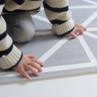 Spielmatte Prettier Playmats 'Nordic - Pebble' grau