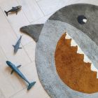 Teppich 'Shark' Hai rund 110 cm